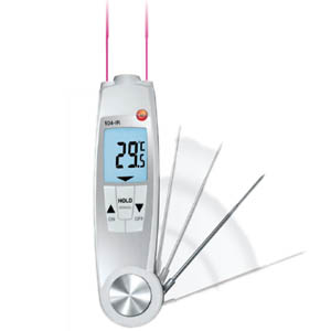 testo 104-IR 紅外/接觸式二合一測溫儀